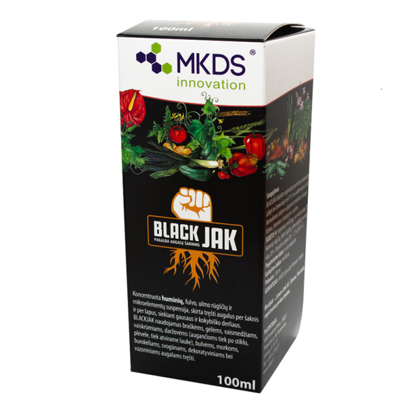 Augimo stimuliatorius BlackJak, huminės rūgštys įsišaknijimui,100 ml, MKDS