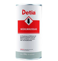Granulės pelėnams ir kurmiams DETIA WÜHLMAUSGAS, 250 g